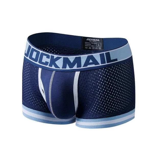 Imagem de Homens Malha Respirável Boxer Breve Secagem Rápida Esportes Roupa Interior De Fitness Masculino Sexy