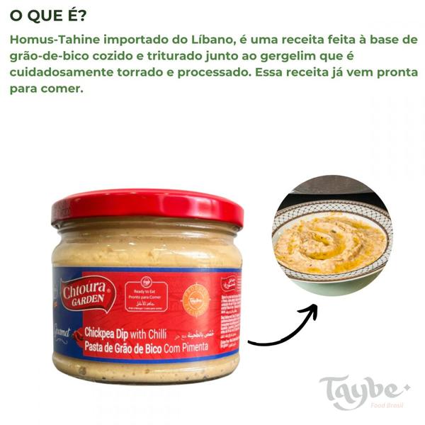 Imagem de Hommus Pasta De Grão De Bico com Pimenta 310g Chtoura Garden