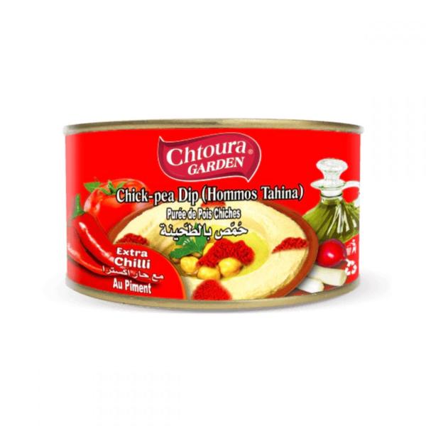 Imagem de Hommus - pasta de grão de bico com pimenta - 420g - chtoura garden