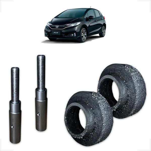 Imagem de Honda Fit Todos Kit Calço de Mola Dianteiro + Prolongador