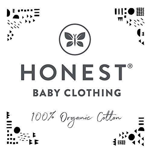 Imagem de HonestBaby bebê unissex 5-Pack algodão orgânico malha arrotar panos Bandana, branco brilhante, um tamanho EUA