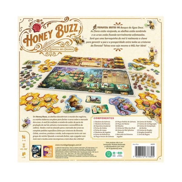 Imagem de Honey Buzz - Jogo de Tabuleiro - Galápagos