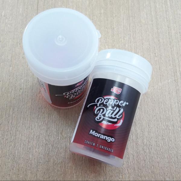 Hot Ball Bolinha Morango - C/ 2 Unidades - PEPPER BLEND Imagem de Hot Ball Bolinha Morango - C/ 2 Unidades
