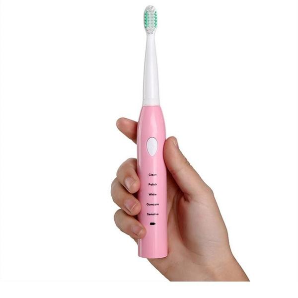 Imagem de Hot Sale Sonic Electric Toothbrush Novas escovas de dentes recarregáveis laváveis adultos impermeáveis crianças ultrassônicas limpadores de dentes Escovas de dentes elétricas