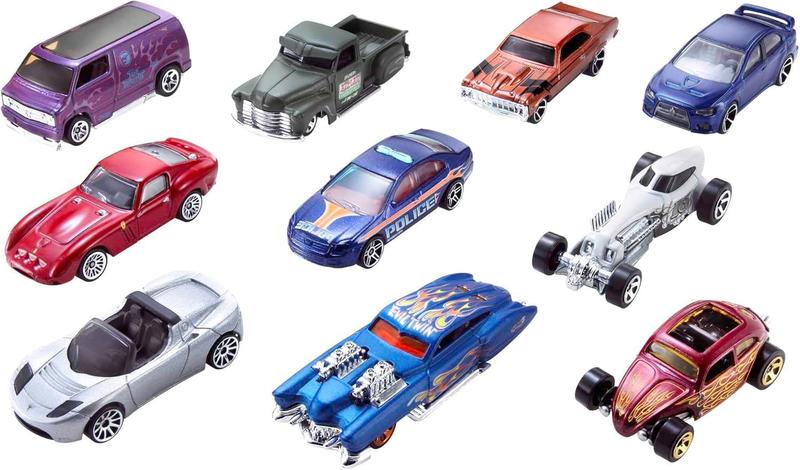 Imagem de Hot Wheels 10 Carros Sortidos Modelos Variados Mattel 54886