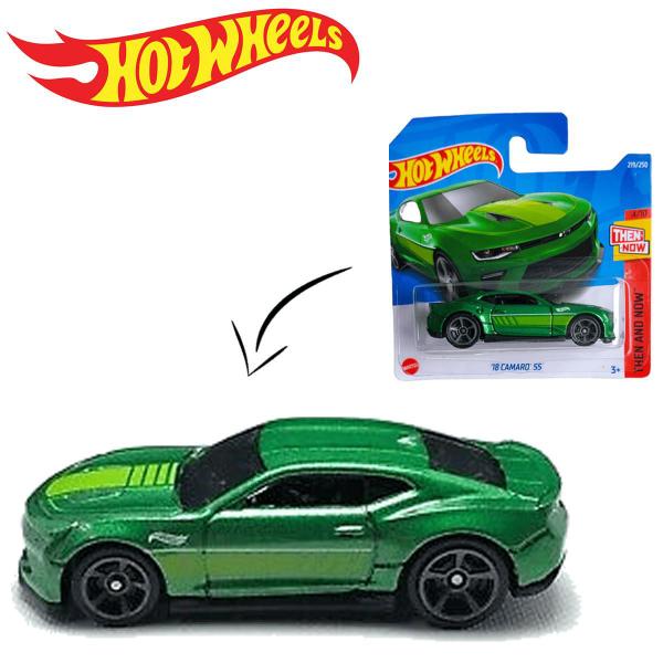 Imagem de Hot Wheels '18 Camaro SS Verde Colecionável Mattel