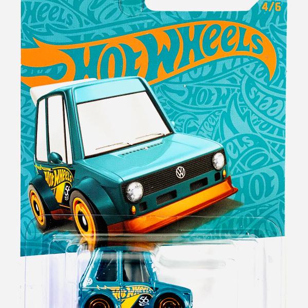 Imagem de Hot wheels 56 anos - perola & cromo - tooned volkswagen golf mk1