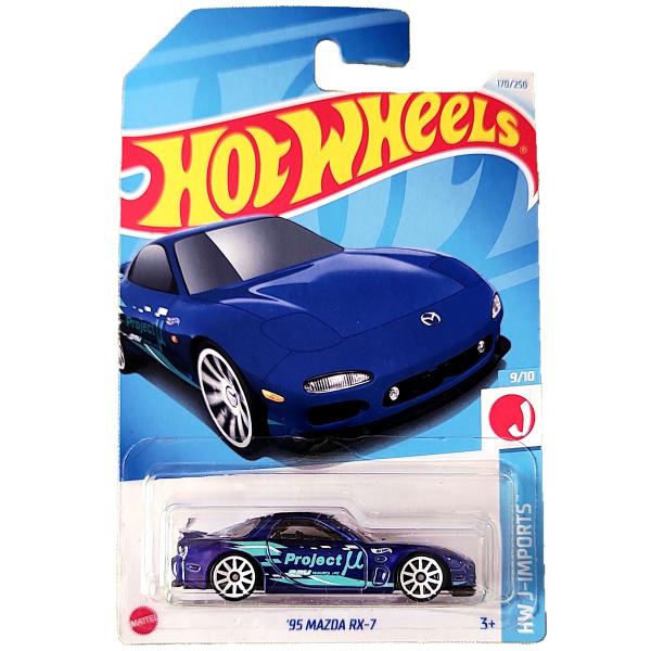 Imagem de Hot Wheels Básico Mattel HW J-Imports Mazda RX-7 '95 (Lote P - 2024)