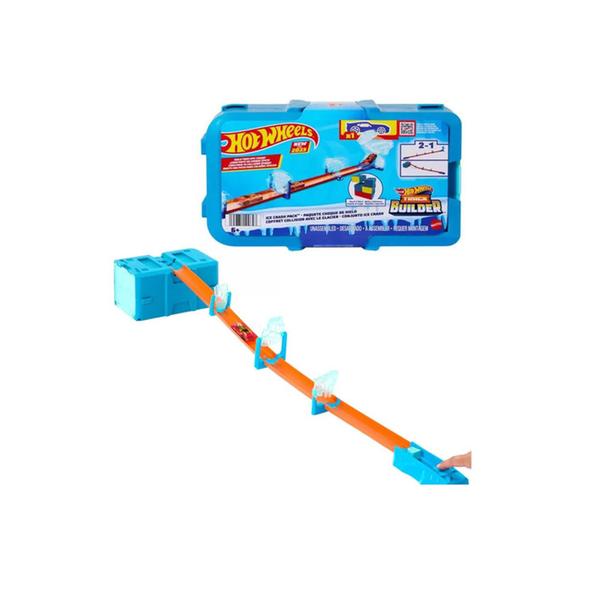 Imagem de Hot Wheels Caixa Pista de Acrobacias Ice Crash HNJ66  Mattel