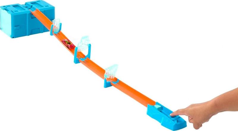 Imagem de Hot wheels caixa pista track builder acrobacias gelo hnj66