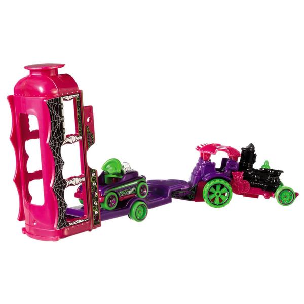 Imagem de Hot wheels caminhão - super rigs - car-nivel steamer + pedal driver