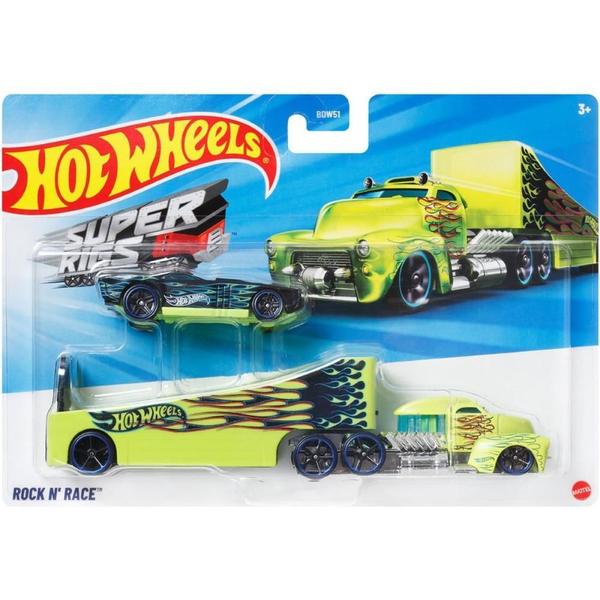 Hot Wheels Caminhao Transportador Caminhões, Motos e Ônibus de
