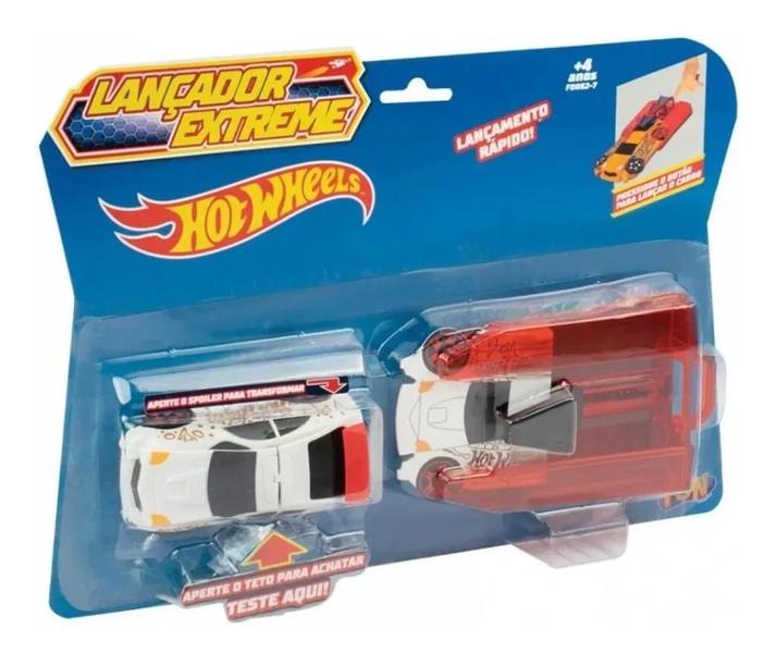 Imagem de Hot Wheels Carro Lançador Extreme Branco F00627 Fun