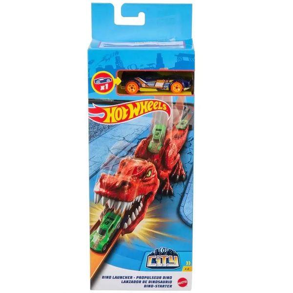 Hot Wheels CITY Lançador Nemesis Dinossauro Lançador Mattel GVF41 Imagem de Hot Wheels CITY Lançador Nemesis Dinossauro Lançador Mattel GVF41