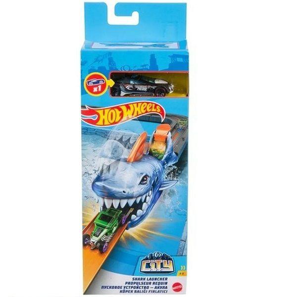 Imagem de Hot Wheels CITY Lançador Nemesis Tubarao Lançador Mattel GVF41