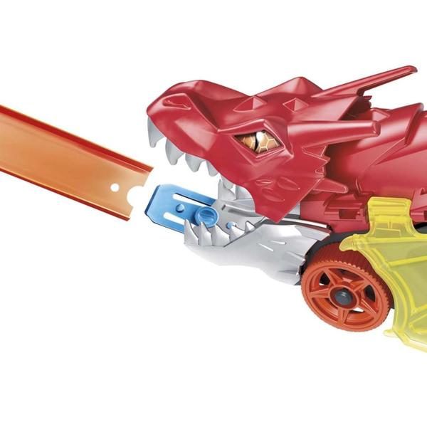 Hot Wheels City Lançador Reboque Do Dragão - Mattel Gtk42 Imagem de Hot Wheels City Lançador Reboque Do Dragão - Mattel Gtk42