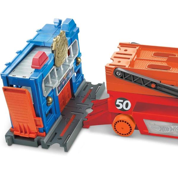 Imagem de Hot Wheels City Mega Caminhão Vermelho 50th GHR48