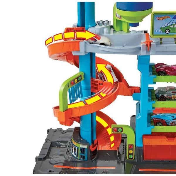 Imagem de Hot Wheels City Mega Tower Car Wash - Mattel