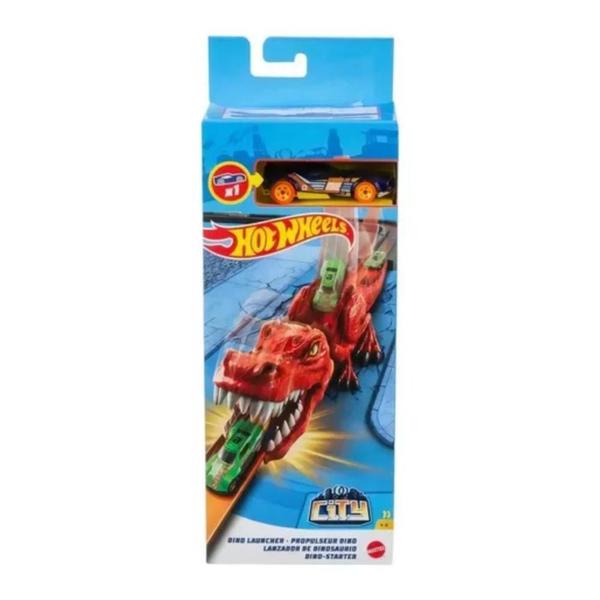 Hot Wheels City Nemesis T-Rex Lançador Dino Launcher - Mattel Imagem de Hot Wheels City Nemesis T-Rex Lançador Dino Launcher - Mattel
