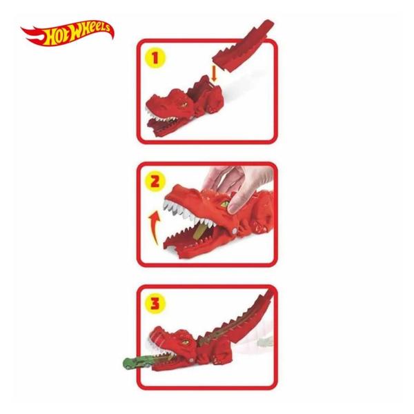 Imagem de Hot Wheels City  Nemesis T-Rex Lançador Dino Launcher - Mattel