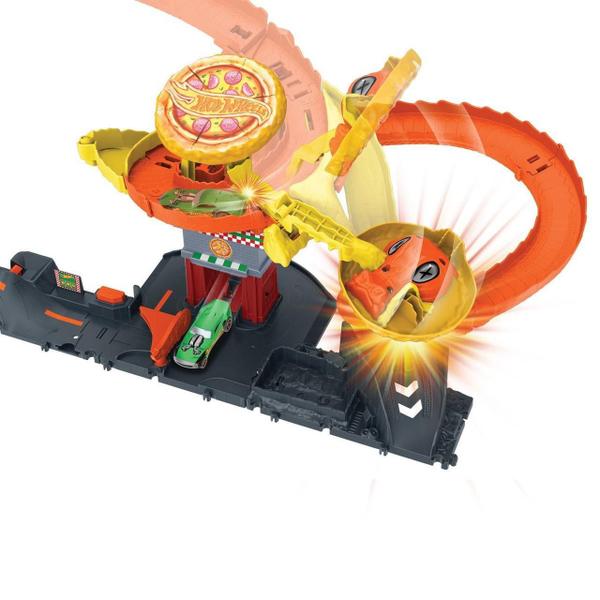 Imagem de Hot Wheels City Pista Ataque Da Cobra A Pizzaria Mattel