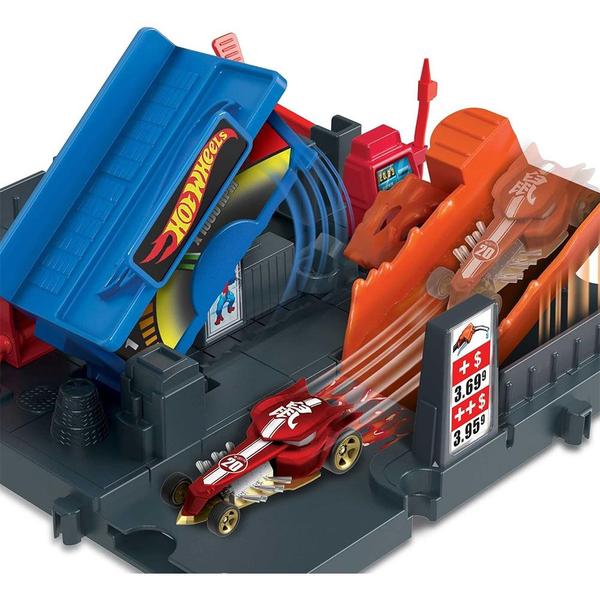 Imagem de Hot Wheels City Pista de Brinquedo Posto de Gasolina