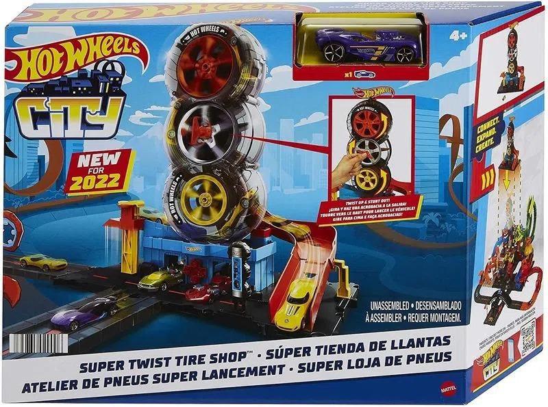 Imagem de Hot Wheels City Pista Super Loja De Pneus - Mattel