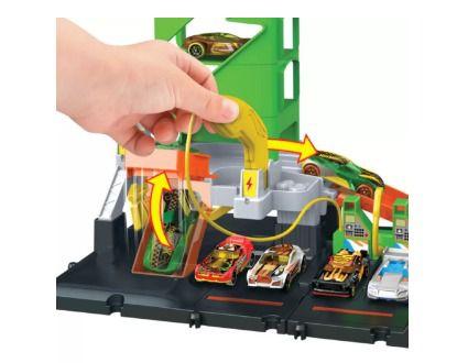Hot Wheels City - Pista Super Posto de Gasolina Super Recarga Imagem de Hot Wheels City - Pista Super Posto de Gasolina Super Recarga