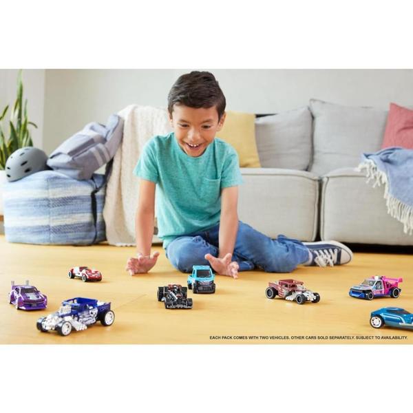 Imagem de Hot Wheels Colecionavel PULL-BACKS 2-PACK 1:43 (nao e Possivel Escolher Enviado de Forma Sortida)