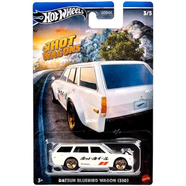 Imagem de Hot Wheels - Datsun Bluebird Wagon 510 - Hot Wagons - HRR88