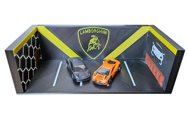 Imagem de Hot Wheels Diorama - Garagem Lamborghini