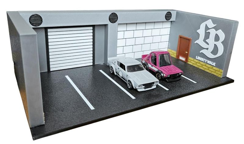 Imagem de Hot Wheels Diorama - Garagem Liberty Walk LBWK