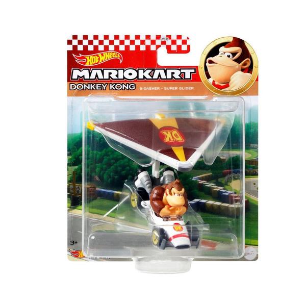 Imagem de Hot Wheels Donkey Kong B-Dasher + Super Glider - Mario Kart