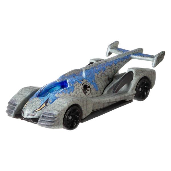 Imagem de Hot Wheels Jurrasic Mundo Velociraptor Azul, veículo