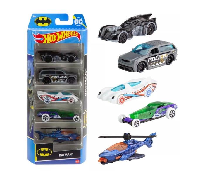 Imagem de Hot Wheels Kit 5 Carrinhos Básicos Surpresa - Mattel 1806