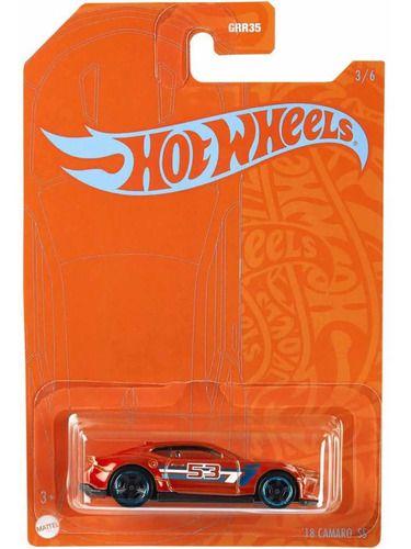 Imagem de Hot Wheels Laranja E Azul 18 Camaro Ss Grr18