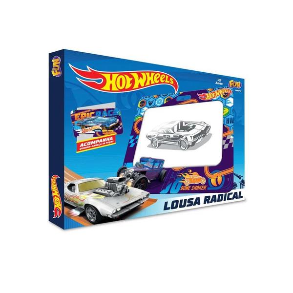 Imagem de Hot Wheels Lousa Radical com Quebra Cabeça Fun F00670