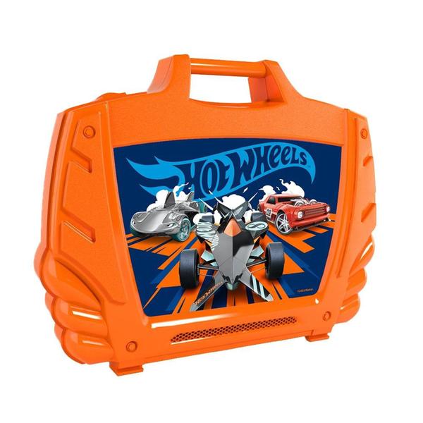 Imagem de Hot Wheels Maleta Porta Carrinhos Laranja - Fun Divirta-se