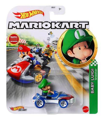 Imagem de Hot Wheels Mario Kart Baby Luigi Sneeker Hdb28