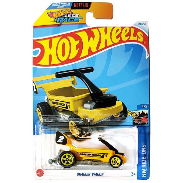 Imagem de Hot Wheels Mattel Hot Wheels Let's Race HW Ride-Ons Draggin' Wagon 141/250 (Lote G - 2024)