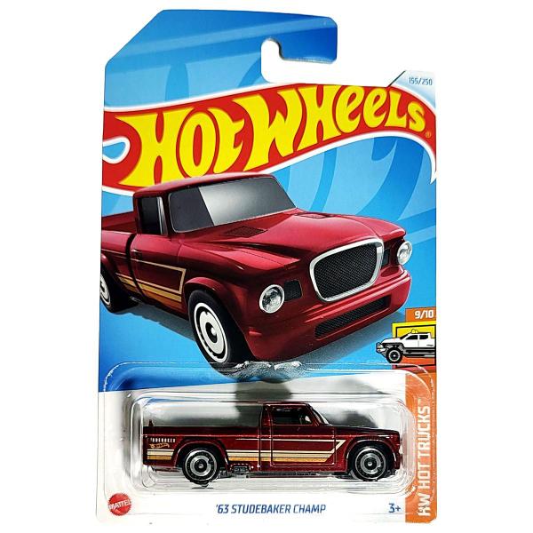 Imagem de Hot Wheels Mattel HW Hot Trucks '63 Studebaker Champ 155/250 (Lote H - 2024)