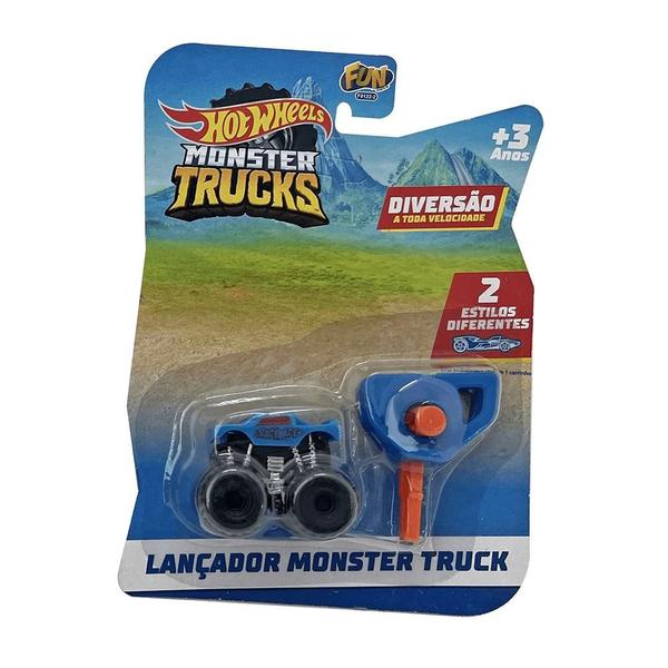 Hot wheels mini lançador monster truck mattel Imagem de Hot wheels mini lançador monster truck mattel