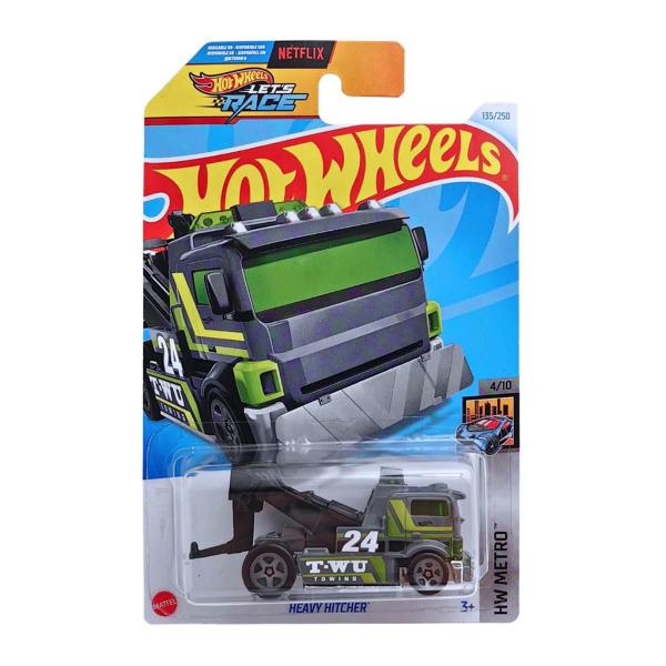 Imagem de Hot Wheels Miniatura Carrinho Heavy Hitcher Caminhão Guincho