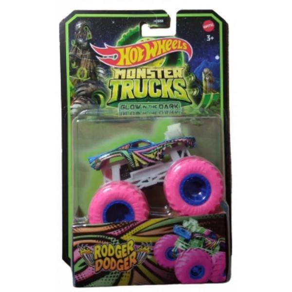 Imagem de Hot Wheels Monster Truck Rodger Dodger Brilha no Escuro 2023