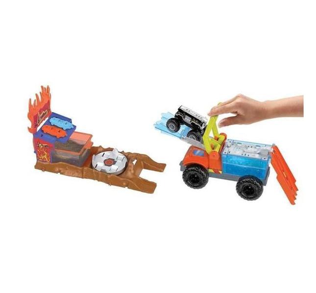 Imagem de Hot Wheels Monster Trucks Color Shifters 5 Alarm Mattel