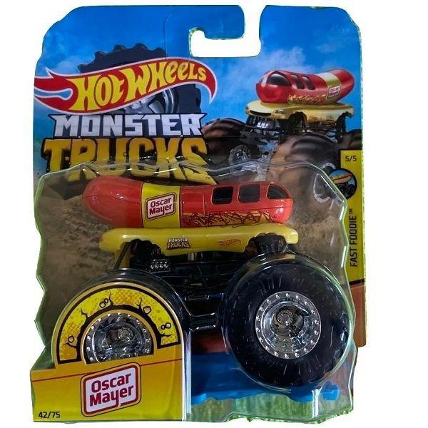 Imagem de Hot Wheels Monster TRUCKS OSCAR Mayer FAST Food Mattel FYJ44