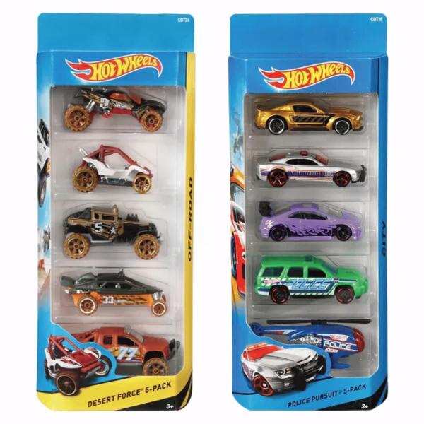 Imagem de Hot Wheels Pack Com 5 Carrinhos Sortidos Mattel