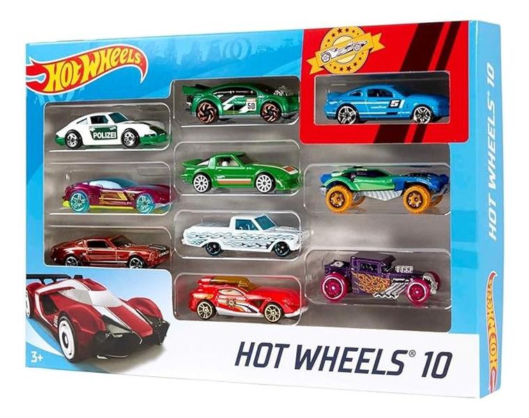 Imagem de Hot Wheels Pacote 10 Carros Sortidos - Mattel