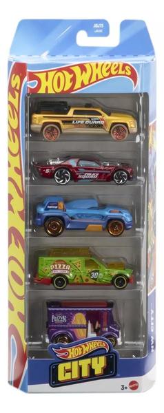 Imagem de Hot Wheels Pacote 5 Carrinhos - JBJ75