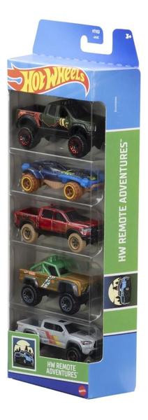 Imagem de Hot Wheels Pacote 5 Carros Remote Adventures Mattel HTV53